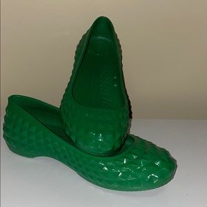 Green ballet flats. Tinker bell costume!